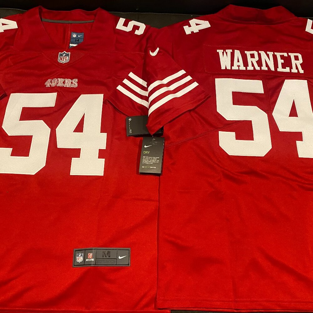 Nike SAN FRANCISCO 49ers FRED WARNER Men's Ltd Vapor JERSEY Sz M,L,XL,2X NWT